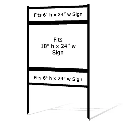 2-Rider Steel Frame — 24x18