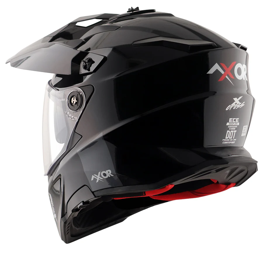 AXOR X-CROSS DUAL VISOR SC BLACK RED C/V 600 MM