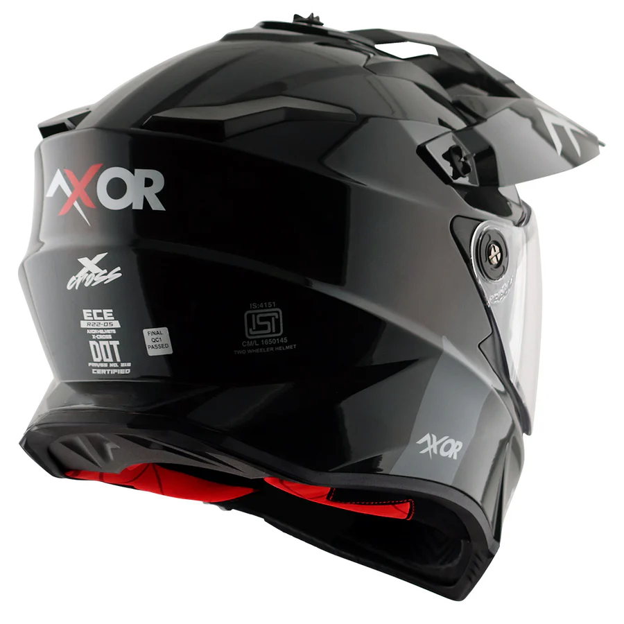 AXOR X-CROSS DUAL VISOR SC BLACK RED C/V 600 MM