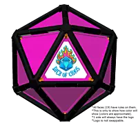 Full Dice - Darts-Black-Black-DeepPink