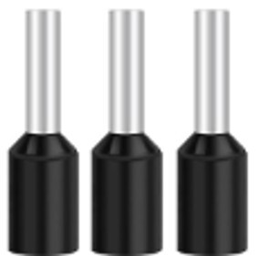 Bootlace Ferrules 10 mm - Black Bootlace Ferrules 10 mm - Black