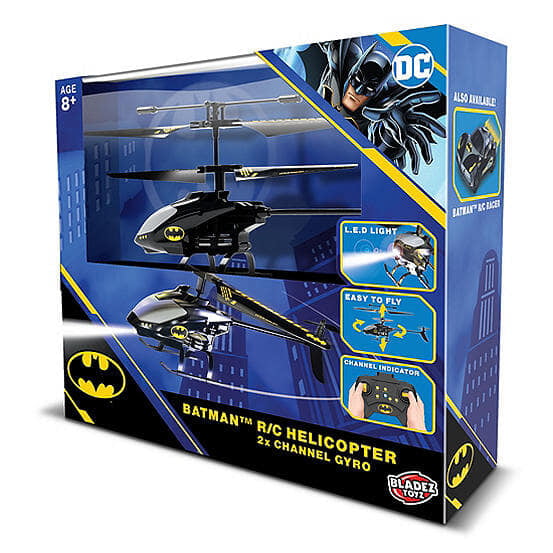 Bladez Remote Control Batman Gyro 2x Channel Helicopter
