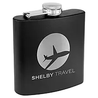 6 oz. Matte Powder Coated Flask