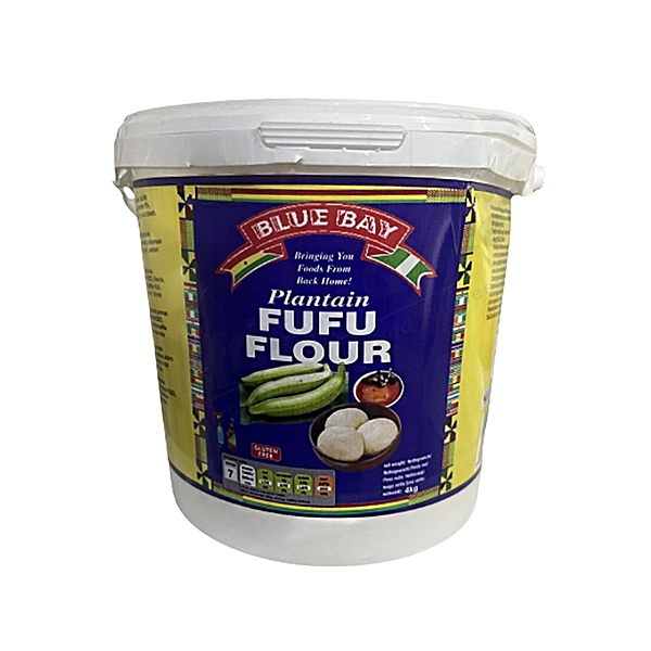 10604     Blue Bay (Bucket) Plantain Fufu Flour 4kg