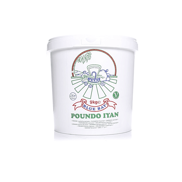10614     Blue Bay Pounded Iyan Bucket 9kg