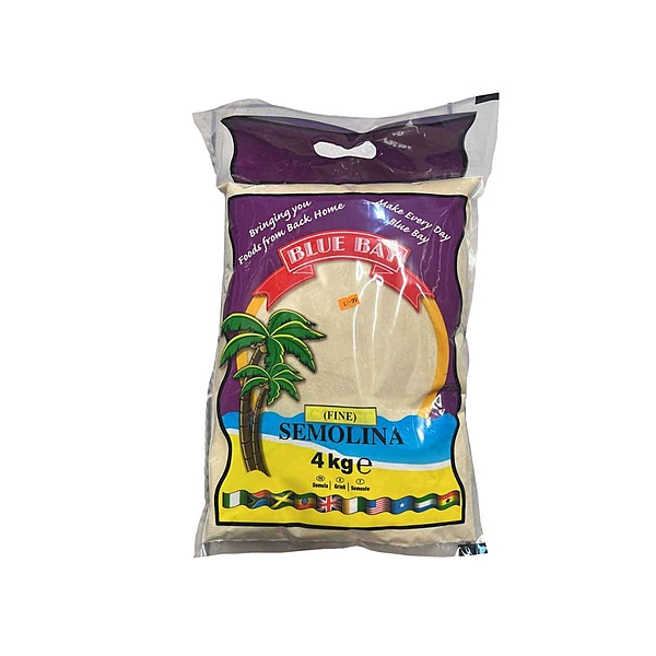 10630     Blue Bay Semolina Fine 4kg X 5