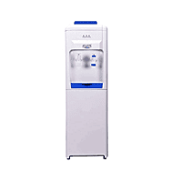 Atlantis brand upright water dispenser providing ambient and chilled water.