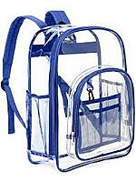 Blue Transparent Backpack