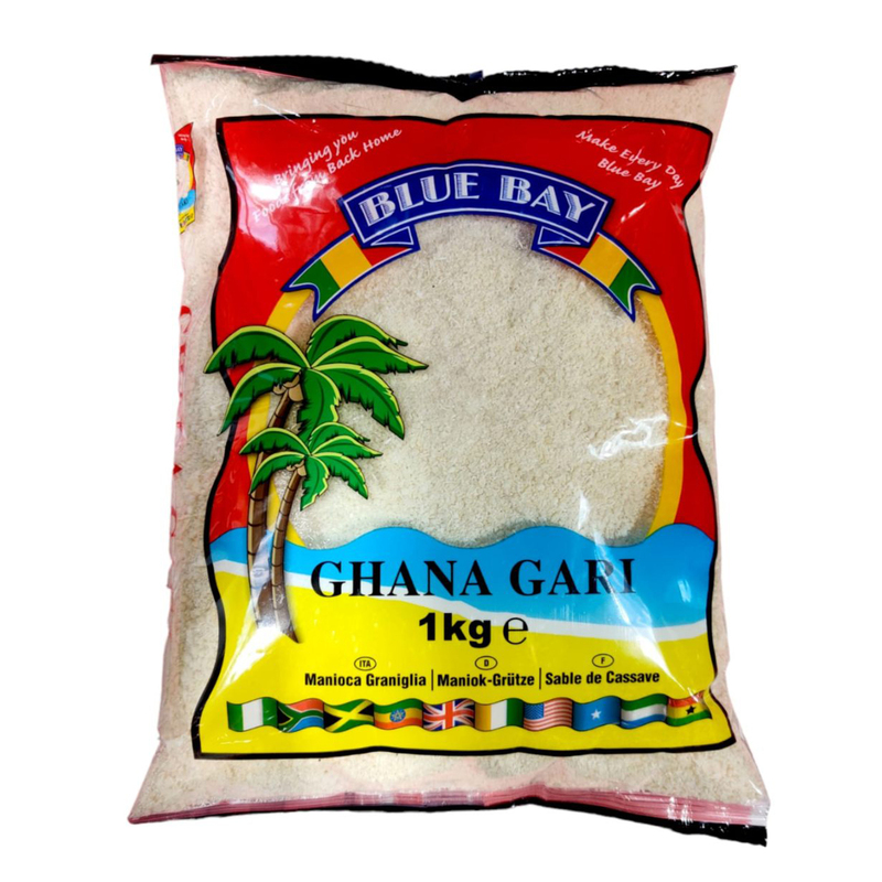 25223     Blue Bay Ghana (White) Gari 1kg X 10