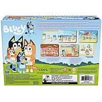 Bluey 4-Pack of Wooden Puzzles with Bingo, Mum, and Dad
