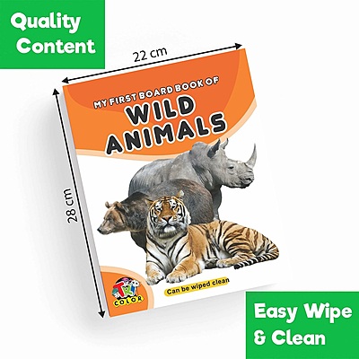 My First Board Book Of Wild Animals