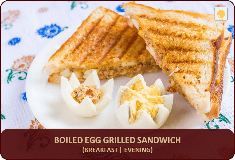 Boiled Egg Grilled Sandwich Boiled Egg Grilled Sandwich