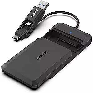 Boitier disque dur externe SATA Vers USB Type-C/Type-A 2.5'' Benfei