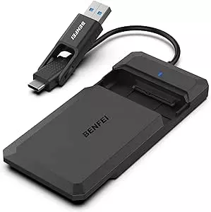 Boitier disque dur externe SATA Vers USB Type-C/Type-A 2.5'' Benfei