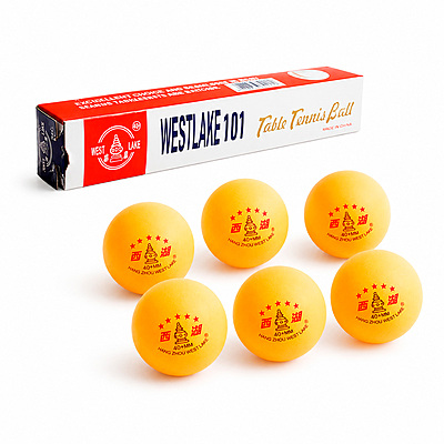 Bola Ping Pong Plastica 40 X 6 U Naranja Caja X 6 Unidades