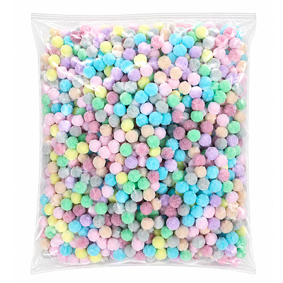 Bola Pompom 1.0Cm Pastel Paquete X 1000 Unidades Bola Pompom 1.0Cm Pastel Paquete X 1000 Unidades