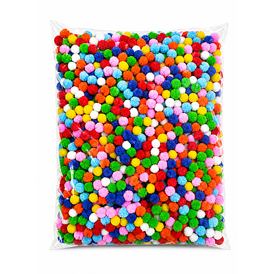 Bola Pompon 1,0 cm Mixto Paquete x 2000 Unidades Bola Pompon 1,0 cm Mixto Paquete x 2000 Unidades