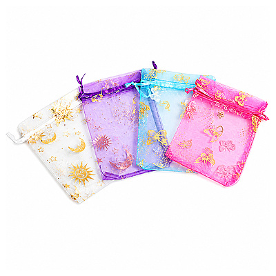 Bolsas De Tull 12*17Cms Decorada Paquete X 25 Unidades