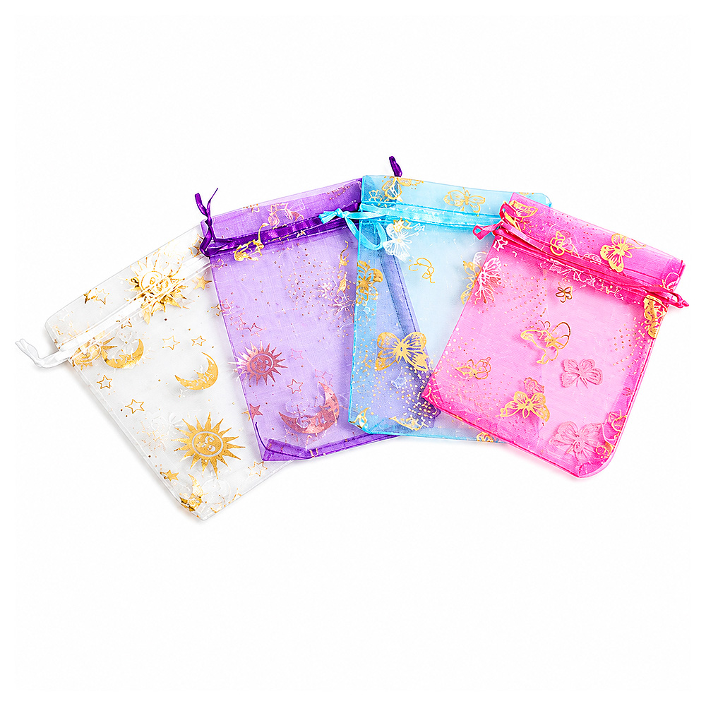 Bolsas De Tull 12*17Cms Decorada Paquete X 25 Unidades Bolsas De Tull 12*17Cms Decorada Paquete X 25 Unidades