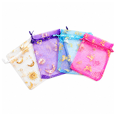 Bolsas De Tull 9*12Cms Decorada Paquete X 25 Unidades