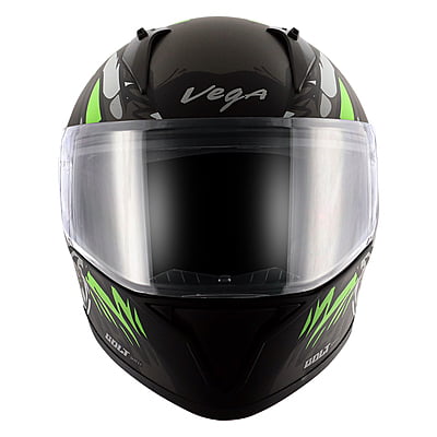 VEGA BOLT BUNNY DULL BLACK GREEN M/V (L)