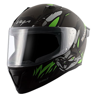 VEGA BOLT BUNNY DULL BLACK GREEN M/V (L)