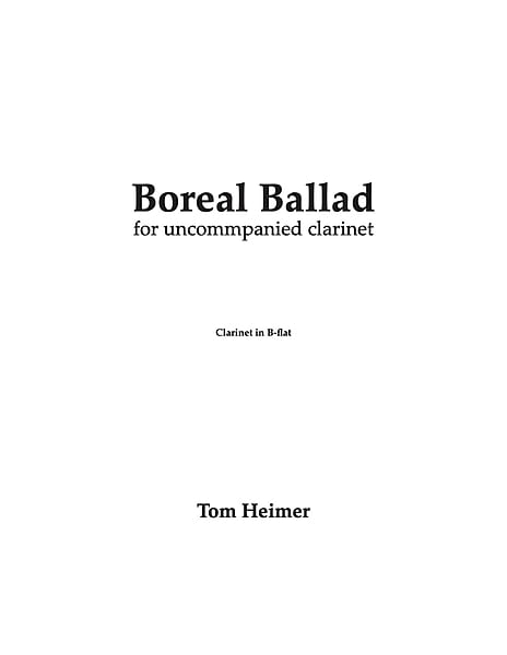 Boreal Ballad Boreal Ballad