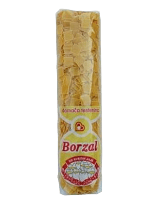Egg Noodles Large Square 200g/24 - flekice  - Borzal