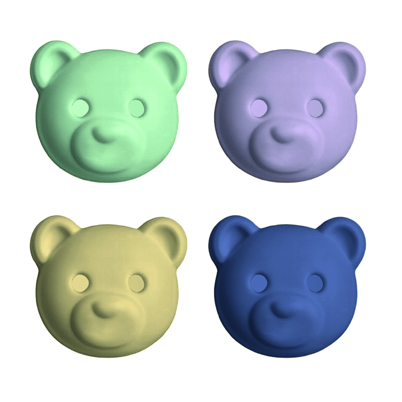 Boton Infantil Cara Oso paquete x 50 unidades colores surtidos Boton Infantil Cara Oso paquete x 50 unidades colores surtidos