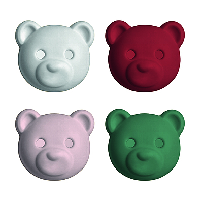 Boton Infantil Cara Oso paquete x 50 unidades colores surtidos Boton Infantil Cara Oso paquete x 50 unidades colores surtidos