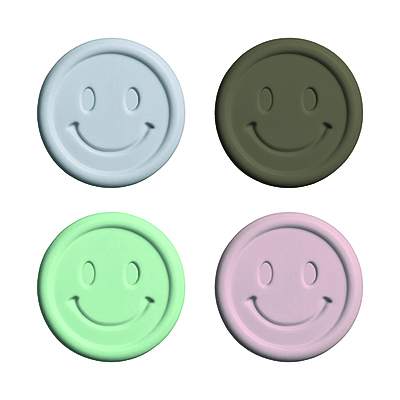 Boton Infantil Cara Feliz paquete x 50 unidades colores surtidos