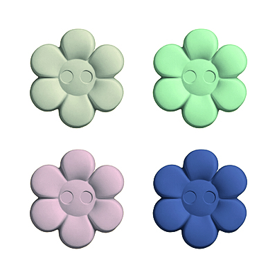 Boton Infantil Flor 14mm paquete x 50 unidades colores surtidos Boton Infantil Flor 14mm paquete x 50 unidades colores surtidos