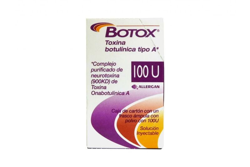 Botox 100 U Caja Con Frasco Ámpula Con Polvo RX3 Botox 100 U Caja Con Frasco Ámpula Con Polvo RX3