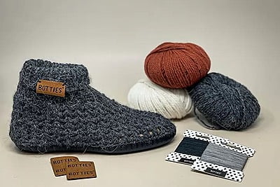 Esempio di scarpa realizzata con i prodotti Botties