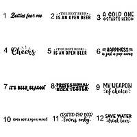 Stainless Steel Leatherette Bottle Openers