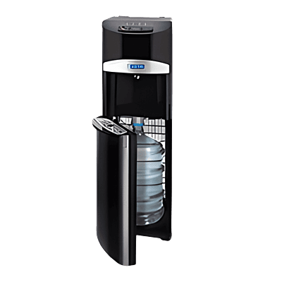 Front view of a Blue Star BL1HPCGA water dispenser showing the bottom loading cabinet. Front view of a Blue Star BL1HPCGA water dispenser showing the bottom loading cabinet.