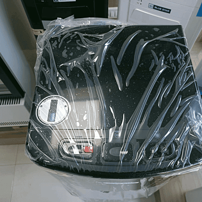 Close-up of the control panel and taps on a Blue Star BL1HPCGA water dispenser.