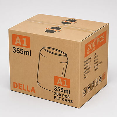 355ml A1 PET Cans Box of 200