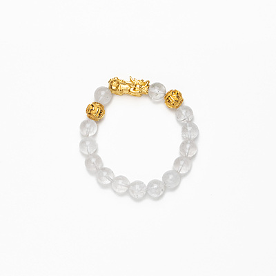 Bracelet Clear Quartz Pi Yao