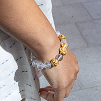 Bracelet Clear Quartz Pi Yao