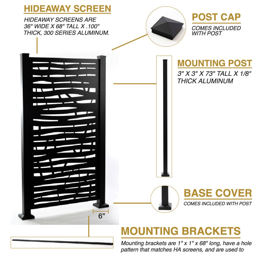 Branch Privacy Screen Panel