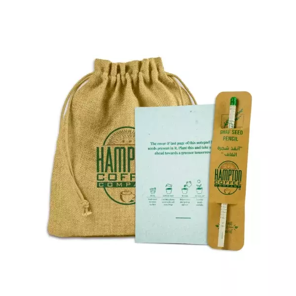 Sustainable Plant a Seed Gift Set with Eco-friendly Jute Pouch