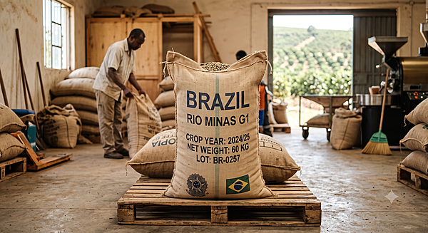 razil Rio Minas 17/18 Green Coffee Beans