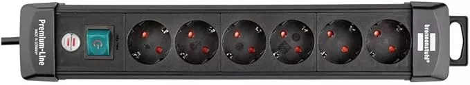 Brennestuhl Premium-Line Power Strip with 6 Socket