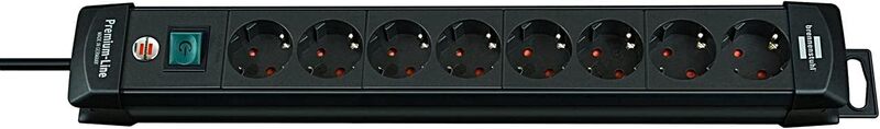 Brennestuhl Premium-Line Power Strip with 8 Socket