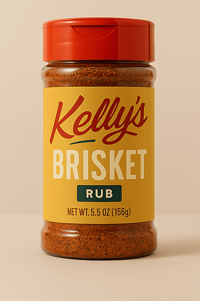 Kelly's Brisket Rub Seasoning, 8.4 oz.