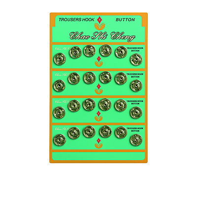 Broche Presión Brass Níquel 12mm Caja por 144 Unidades Broche Presión Brass Níquel 12mm Caja por 144 Unidades