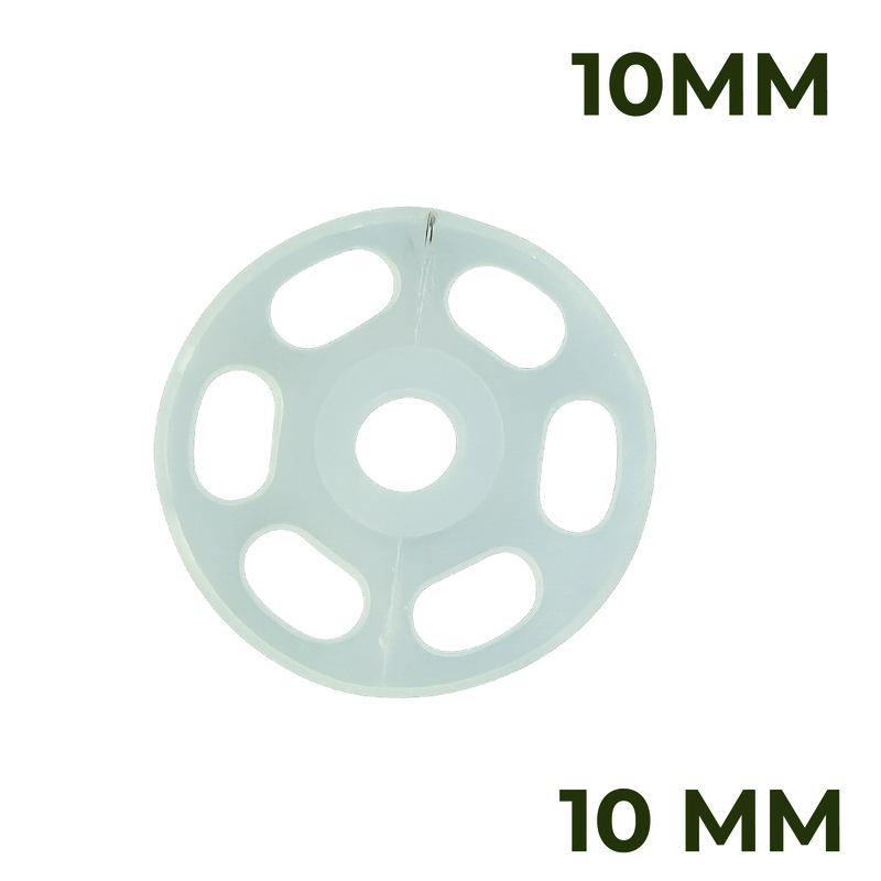 Broche Presión Plástico Transparente 10mm Caja por 144 Unidades Broche Presión Plástico Transparente 10mm Caja por 144 Unidades