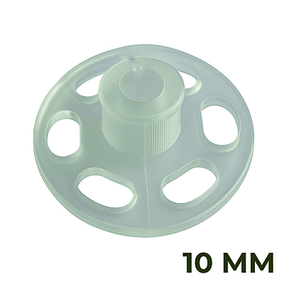 Broche Presión Plástico Transparente 10mm Caja por 144 Unidades