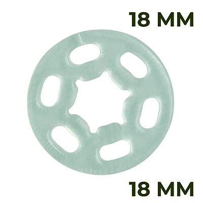 Broche Presión Plástico Transparente 18mm Caja por 72 Unidades Broche Presión Plástico Transparente 18mm Caja por 72 Unidades